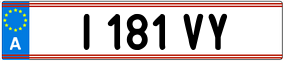 Truck License Plate